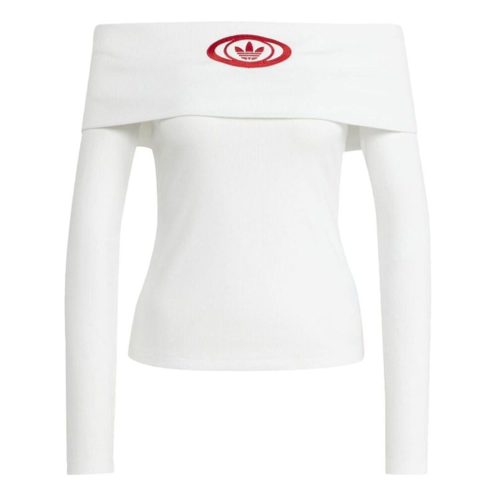 Adidas Womens/Ladies Off Long-Sleeved T-Shirt / White